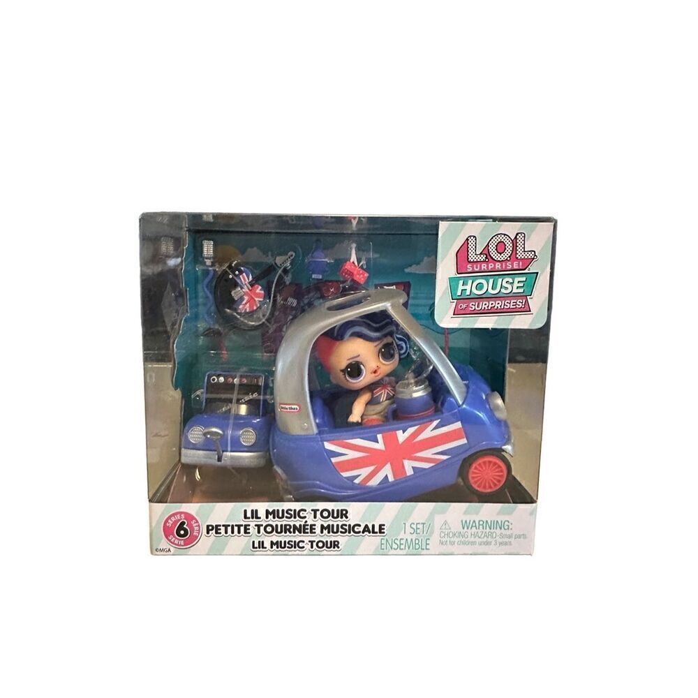 LOL Surprise House of Surprises  Series 6 Lil Music Tours New In Box Doll and Ca